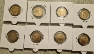 8 Pesetas Fco Franco 1953, 1963 y 1966