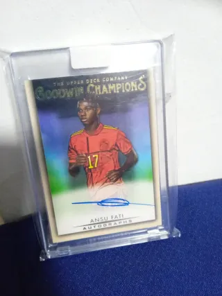 Cromo Ansu Fati Firmado Goodwin Champions