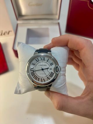 Reloj Cartier Ballon Bleu Negro/Plata