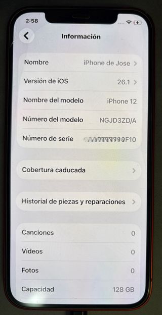iPhone 12 128GB Rojo (RED Product)