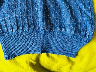 Jersey fiesta azul plata elástico