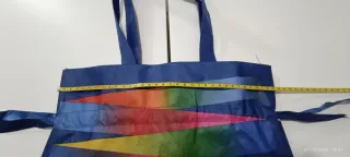 Busta regalo blu multicolore