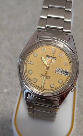 Seiko 5 Automatico Vintage Giallo