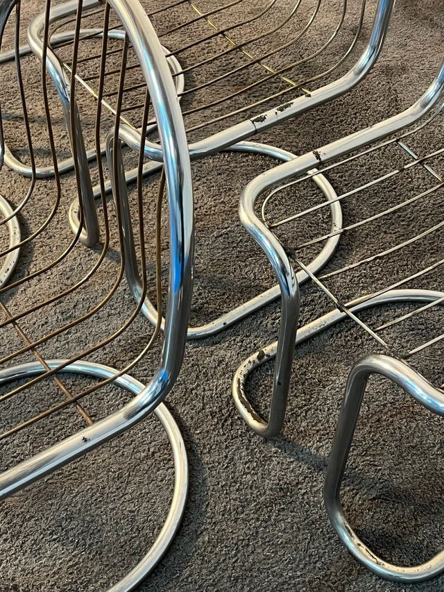 5 Sillas Gastone Rinaldi, Italia años 70