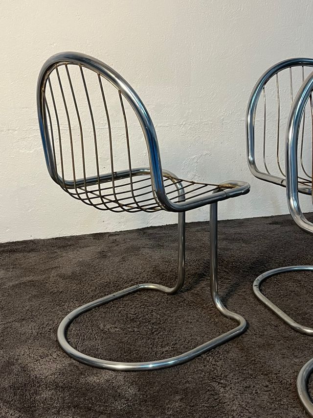 5 Sillas Gastone Rinaldi, Italia años 70