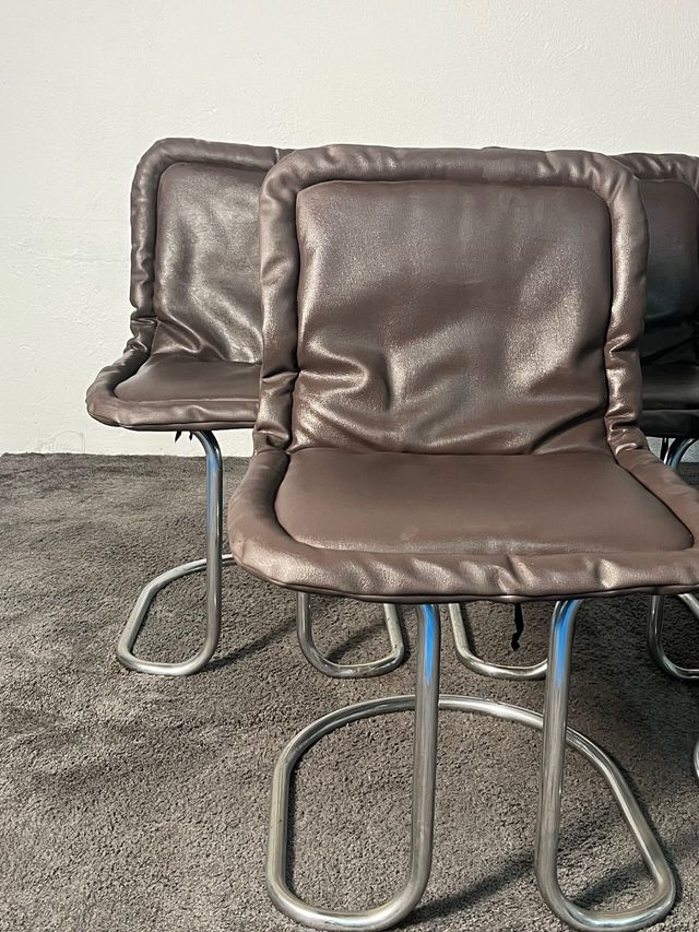 5 Sillas Gastone Rinaldi, Italia años 70