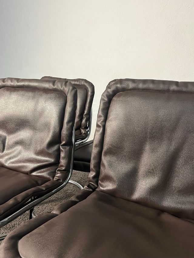 5 Sillas Gastone Rinaldi, Italia años 70