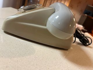 Teléfono antiguo de disco vintage años 70