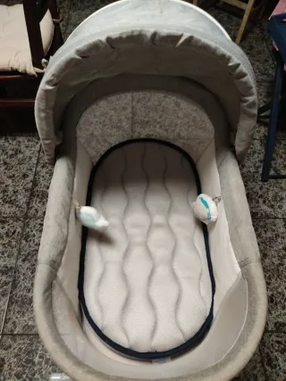 Cuna Moisés Kinderkraft Gris