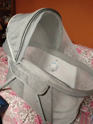 Cuna Moisés Kinderkraft Gris