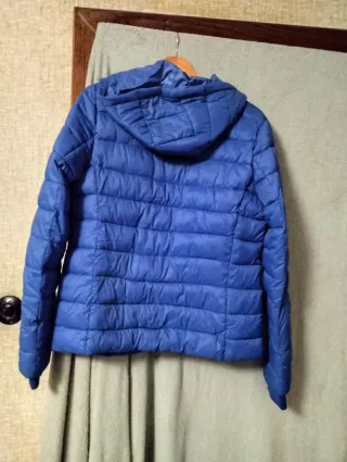 Cazadora azul GIOLLI con capucha Talla XL