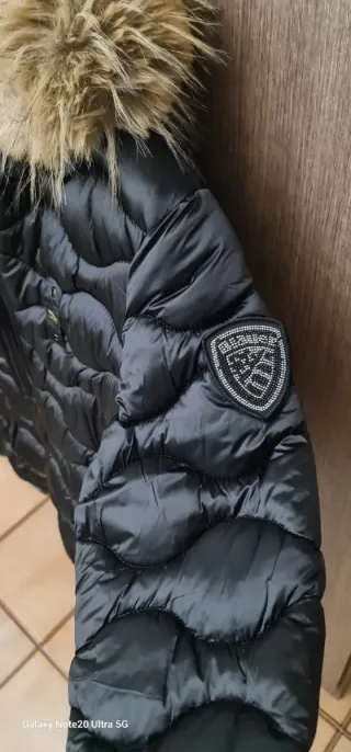 Giubbotto Blauer nero con cappuccio