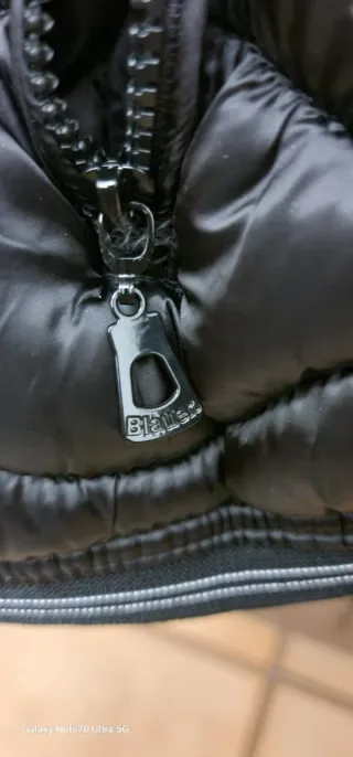 Giubbotto Blauer nero con cappuccio