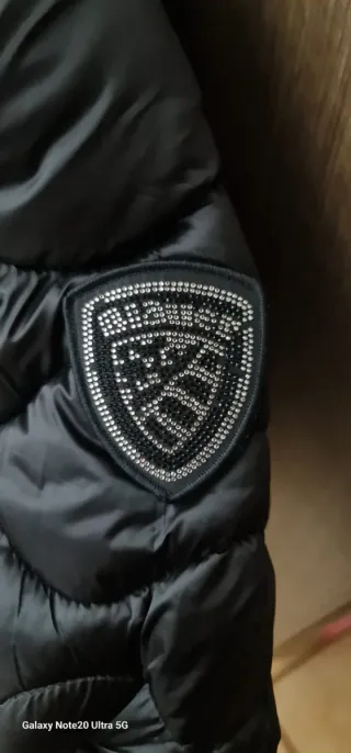 Giubbotto Blauer nero con cappuccio