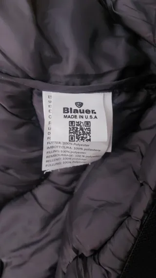 Giubbotto Blauer nero con cappuccio