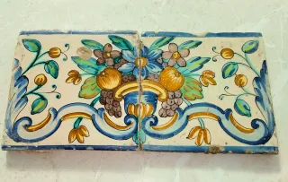 Azulejo antiguo barroco valenciano