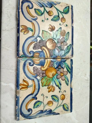 Azulejo antiguo barroco valenciano