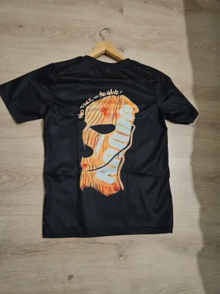 Camiseta Randa Talla S Negra y Naranja