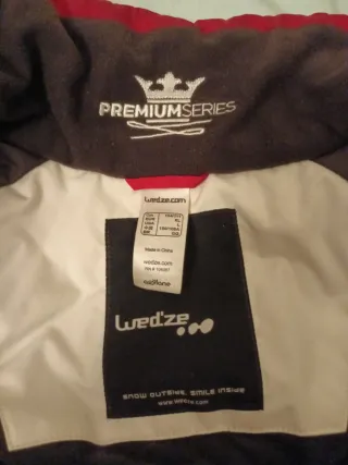 Plumífero Wedze Rojo