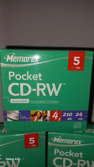 Memorex Pocket CD-RW 5 pezzi