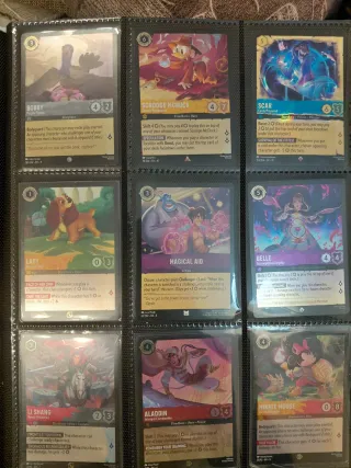 162 Cartas Foil de Lorcana