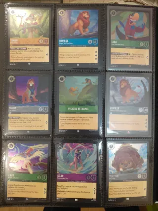 162 Cartas Foil de Lorcana