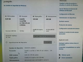 Ordenador Intel 7ª Gen