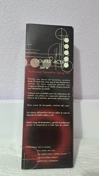 Plancha Profesional Turmalina Doble Acción