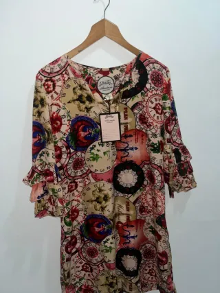 Vestido Almatrichi estampado