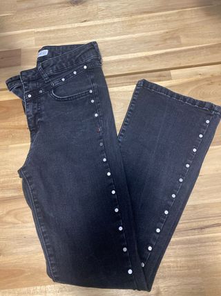 Pantalón Brownie tachas negro T.XS