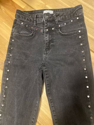 Pantalón Brownie tachas negro T.XS