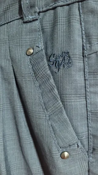 Pantalón Stradivarius Azul