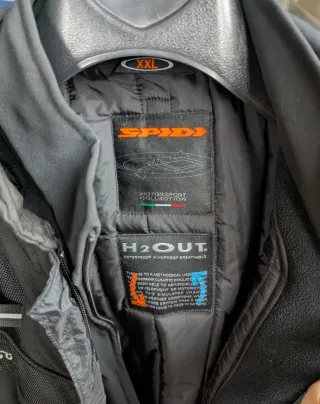 Giacca moto SPIDI nera