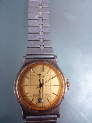 Reloj Lotus Hombre Dorado y Plateado