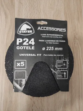 Lijas Redondas para lijadora de pared