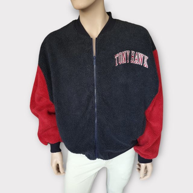 Cazadora Bomber Tony Hawk Negra y Roja
