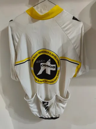 Maglia ciclismo Assos bianca e gialla