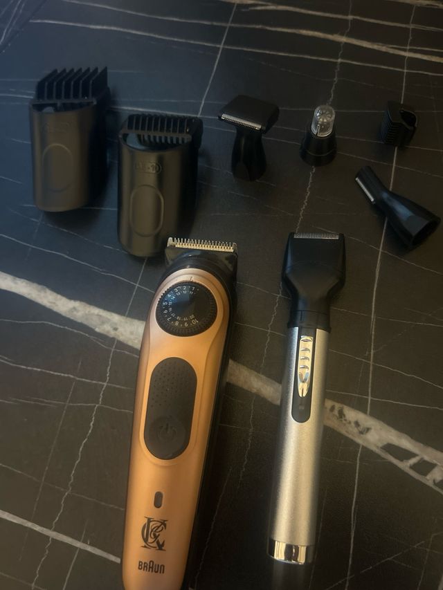 Taglia capelli e regola barba Braun oro/argento