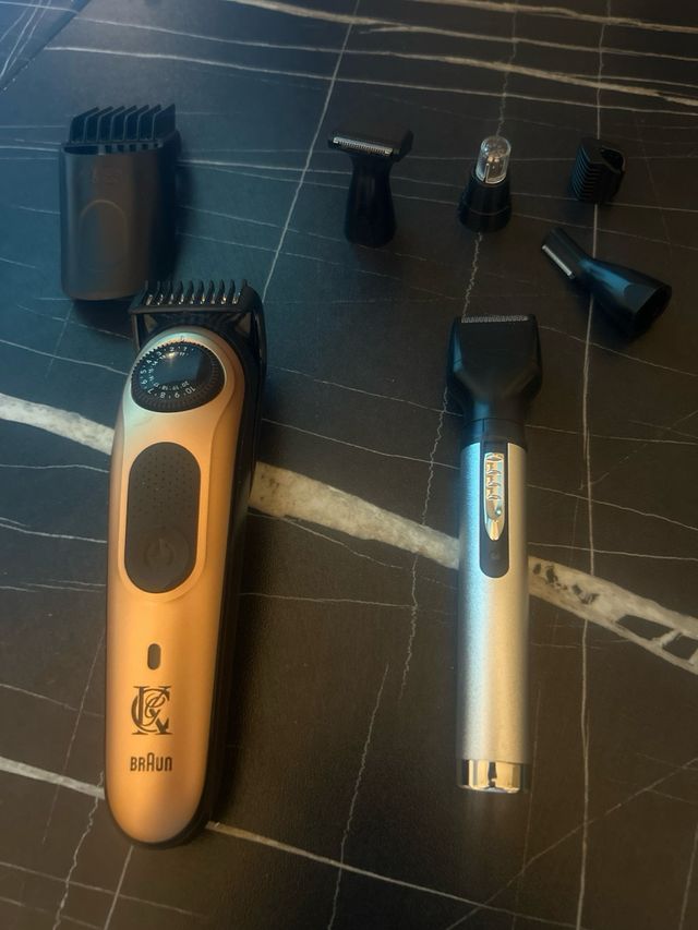 Taglia capelli e regola barba Braun oro/argento