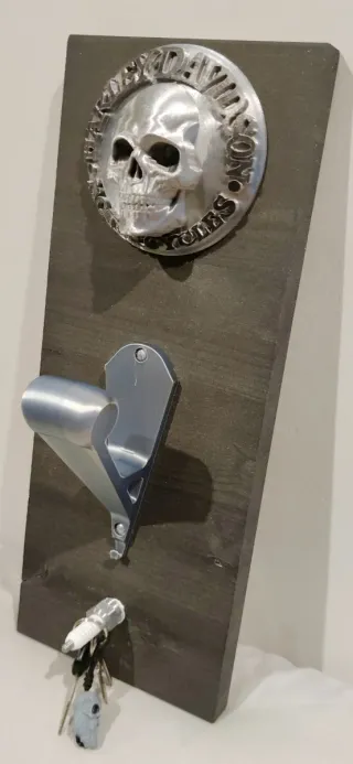 Soporte Casco Harley Davidson Calavera