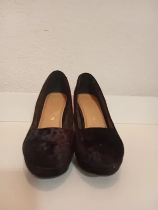 Zapatos de salón negros talla 40