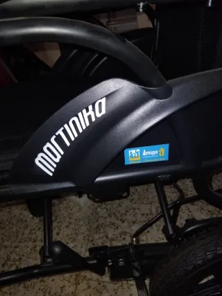 Silla de ruedas a bateria.