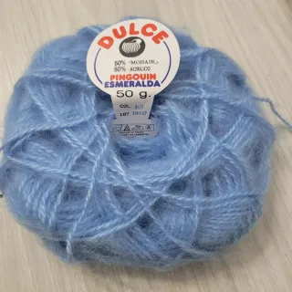 Ovillo DULCE Pingouin Esmeralda Mohair Acrilico