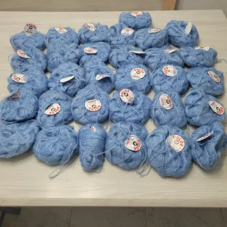 Ovillo DULCE Pingouin Esmeralda Mohair Acrilico