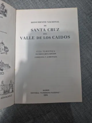 Libro Santa Cruz del Valle de los Caídos