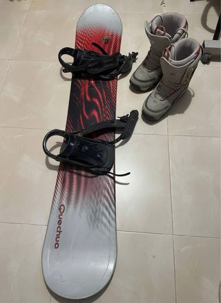 Tabla Snowboard Quechua + Botas