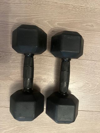 2 Mancuernas 7.5kg Hexagonales