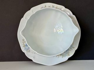 🇫🇷 Salsera Limoges porcelana floral