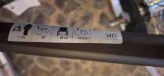 Silla de ruedas de aluminio