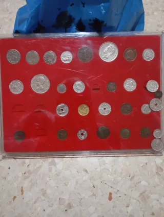 Lote de monedas antiguas